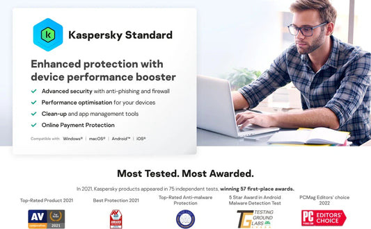 Kaspersky Estándar (1 año, 1 pc) - GLOBAL – INDIVIDUAL