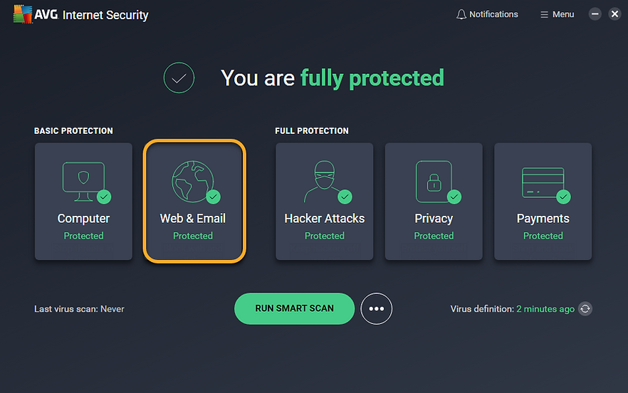 Antivirus AVG Internet Security (3 años, 1pc) - GLOBAL – VOLUMEN