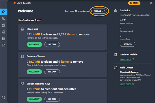 AVG Tune Up (2 años, 1 pc) - GLOBAL – VOLUMEN