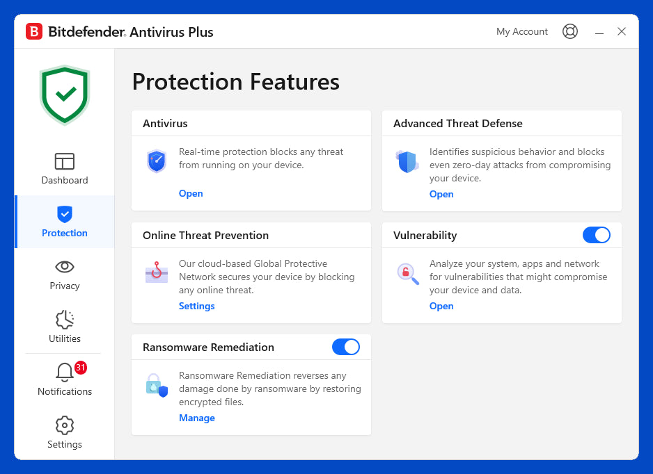 BitDefender Antivirus Plus (1 año, 1 pc) - GLOBAL – INDIVIDUAL