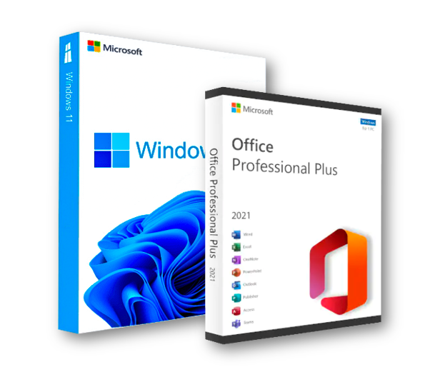 Paquete: Licencia Office 2021 P.Plus OEM + Windows 11 Pro OEM