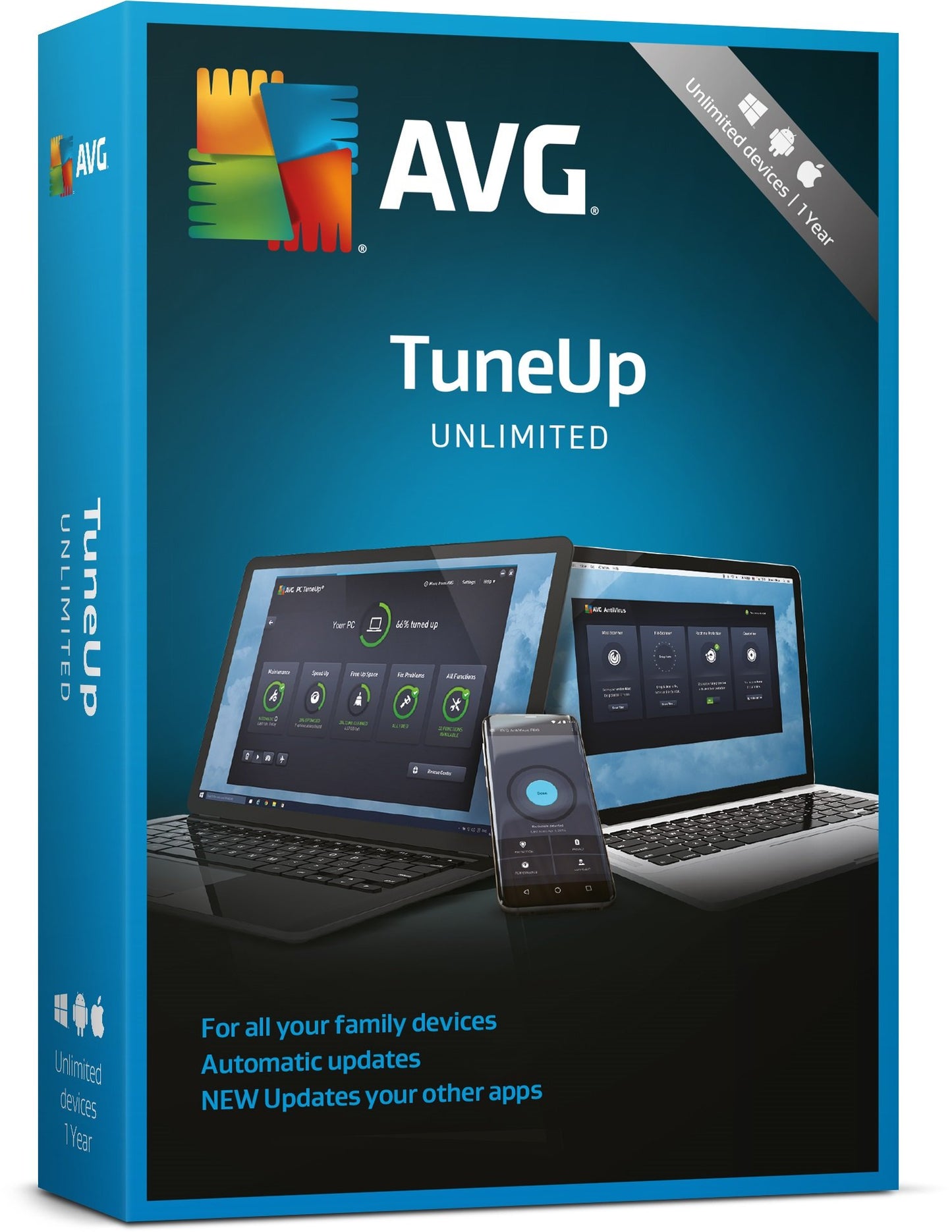 AVG Tune Up (1 año, 1 pc) - GLOBAL – INDIVIDUAL
