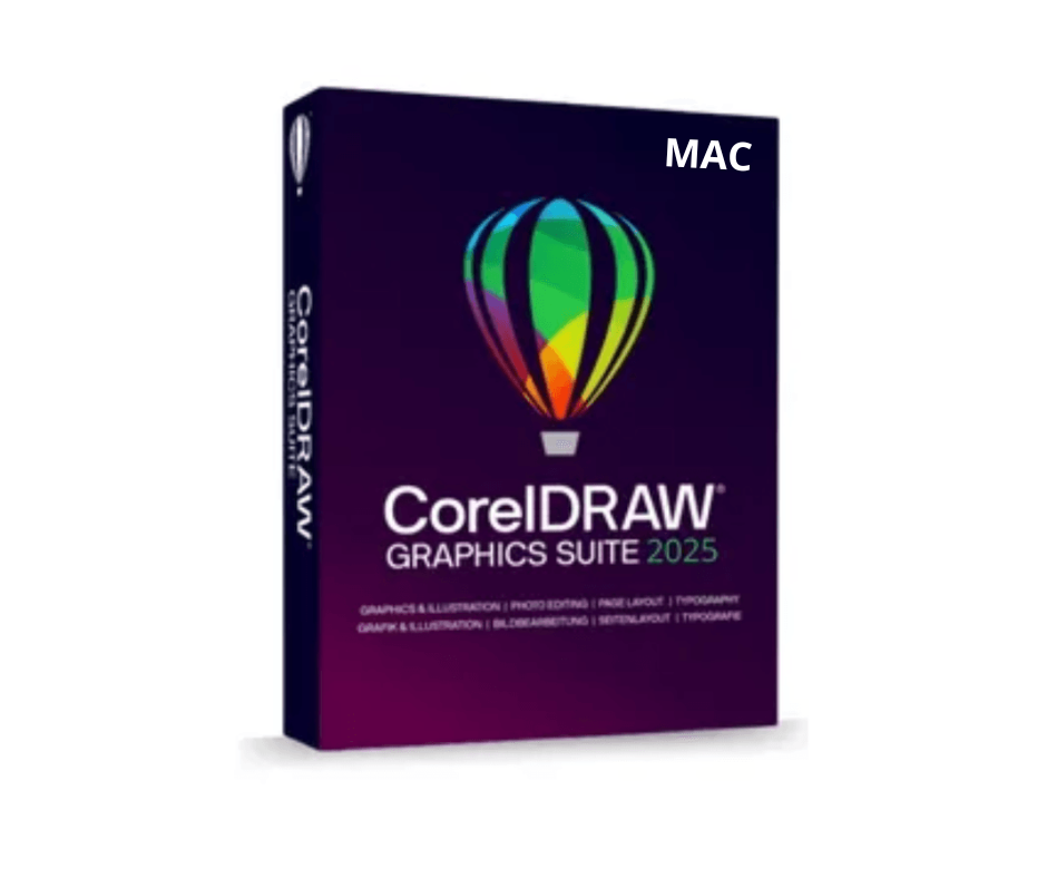 Licencia CorelDraw Graphics Suite 2025 para MAC - (1 dispositivo, permanente) -Global