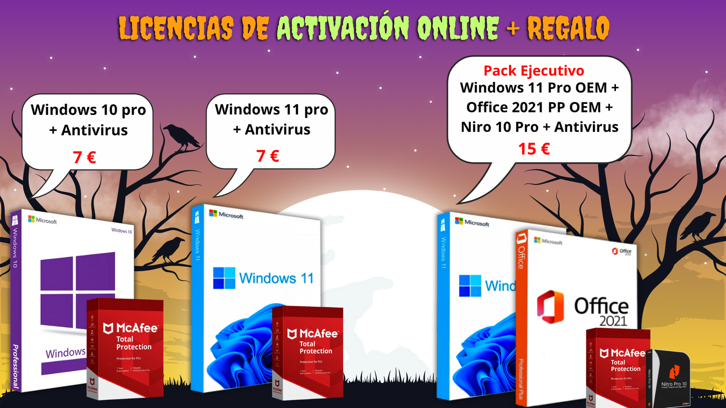 Promoción Windows 10/11 - COMBO (Office + Windows)
