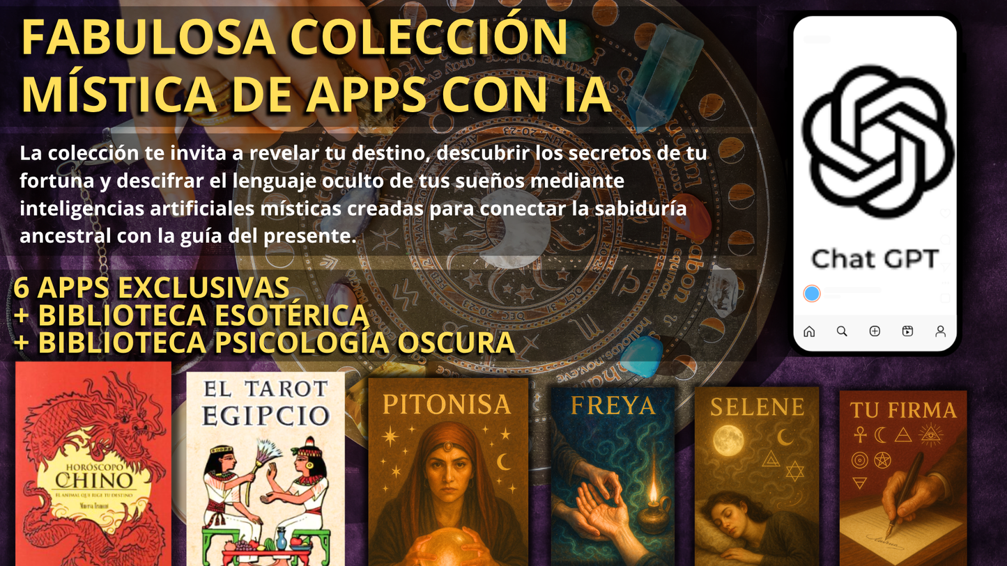 Mega Colección Mística de Apps con IA + Bibliotecas