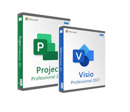 Paquete:  Visio 2021 P.Plus OEM + Project 2021 P.Plus OEM