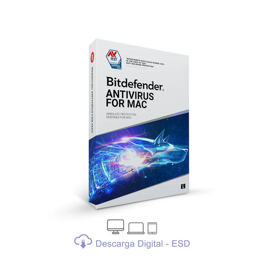 BitDefender Antivirus Plus for MAC (1 año, 1 pc) - GLOBAL – INDIVIDUAL