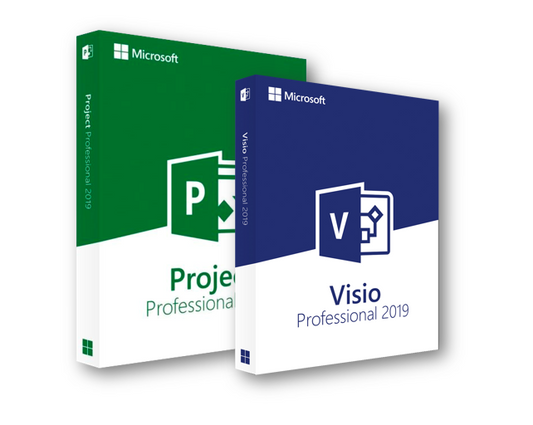 Paquete:  Visio 2019 P.Plus OEM + Project 2019 P.Plus OEM