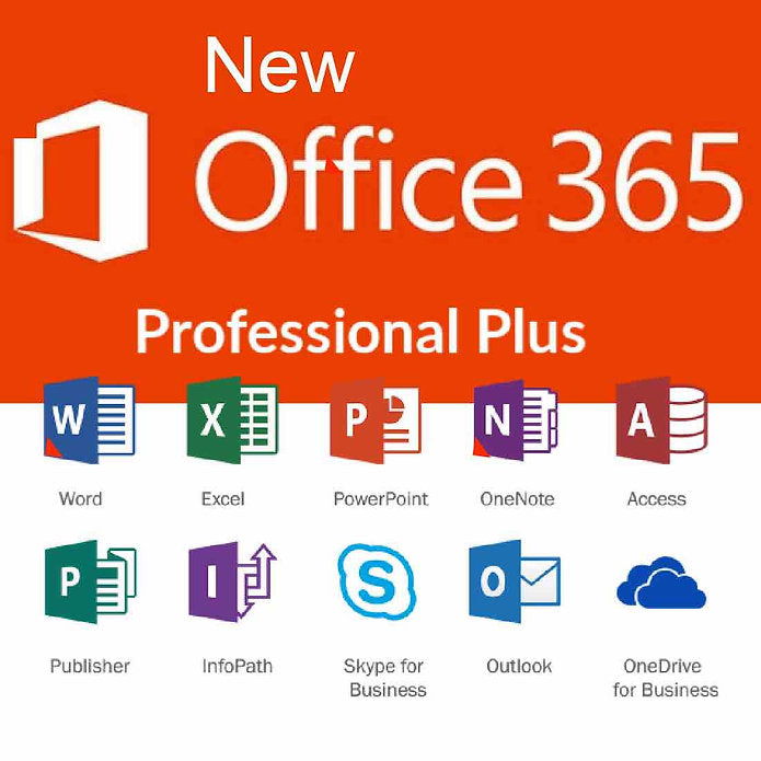 Cuenta Office 365 Professional Plus OEM (5 pc, 1 año)
