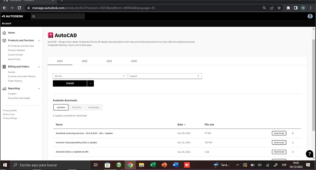 Suscripción original de Autodesk AutoCAD 2025 - 1 año