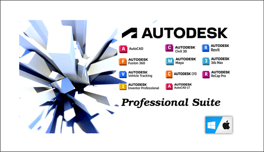 Suscripción original de Autodesk Professional Suite (2025)