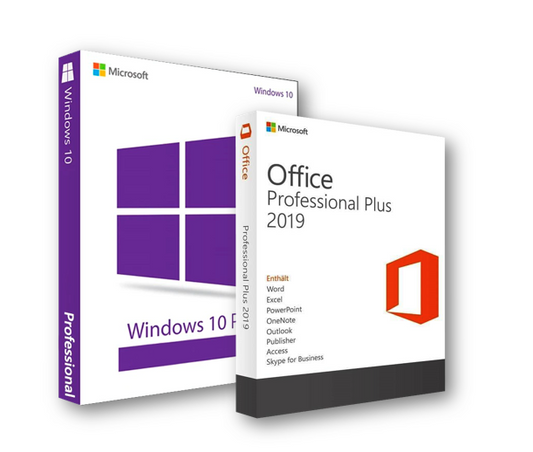Paquete: Licencia Office 2019 P.Plus OEM + Windows 10 Pro OEM
