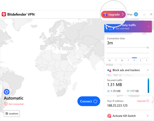 BitDefender Premium VPN (1 año, 10 pc) - GLOBAL – INDIVIDUAL